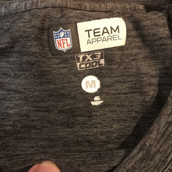 Jacksonville Jaguars Men's M NFL T-Shirt Dark Gray Football Jaguars Logo Top - Picture 4 of 6